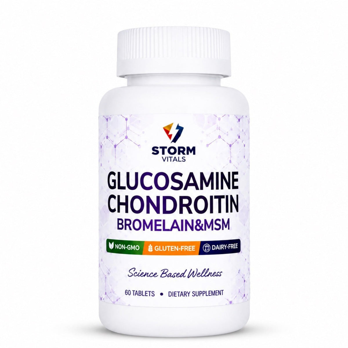 Glucosamine Chondroitin MSM Dietary Supplement 60 Tablets H8563