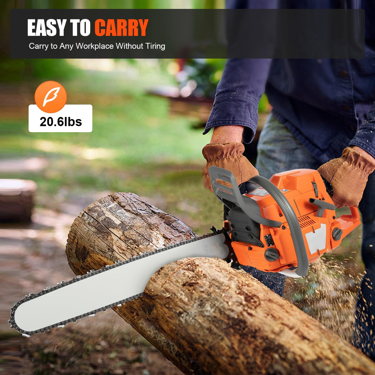 71.8CC 24inch 2-Stroke Gas Chainsaw F7623