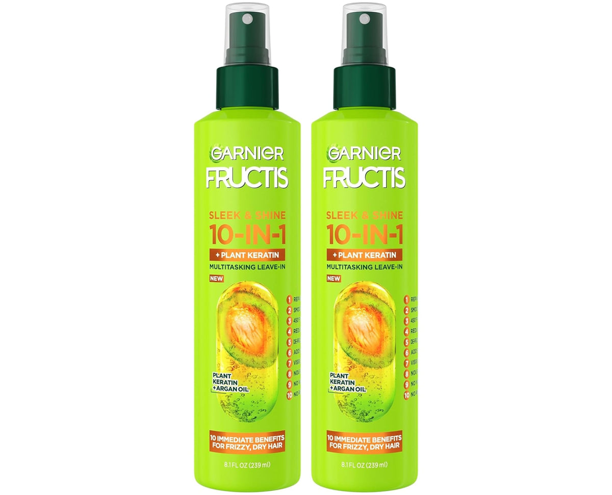 10-in-1 Leave In Conditioner Spray with Argan Oil 8.1 Fl Oz 2 Pack T376984