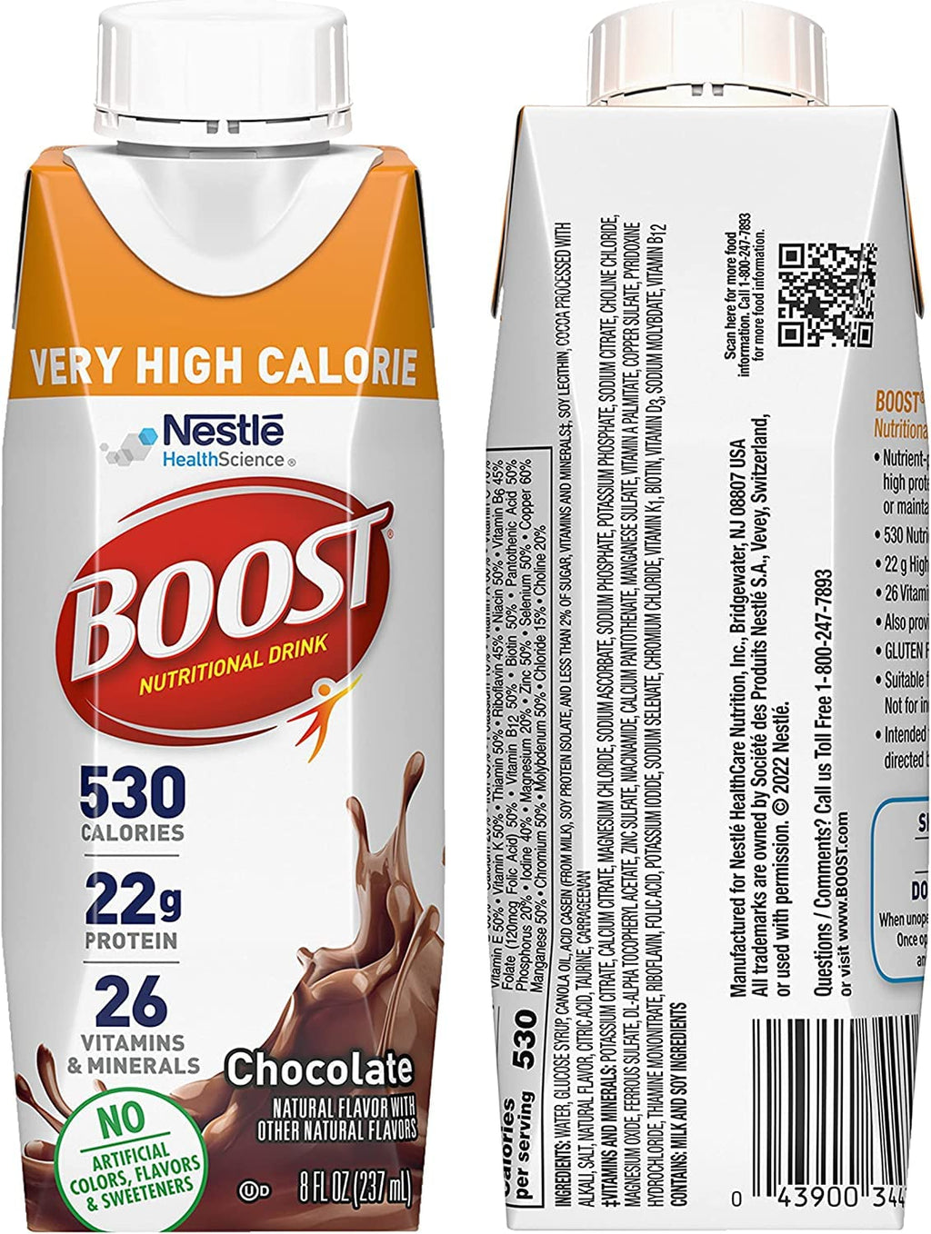 Very High Calorie Nutritional Drink Variety Pack, 12 Count L325