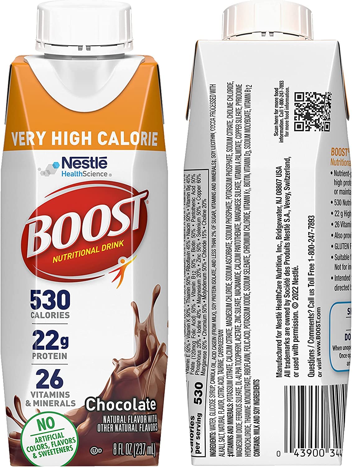 Very High Calorie Nutritional Drink Variety Pack, 12 Count L325