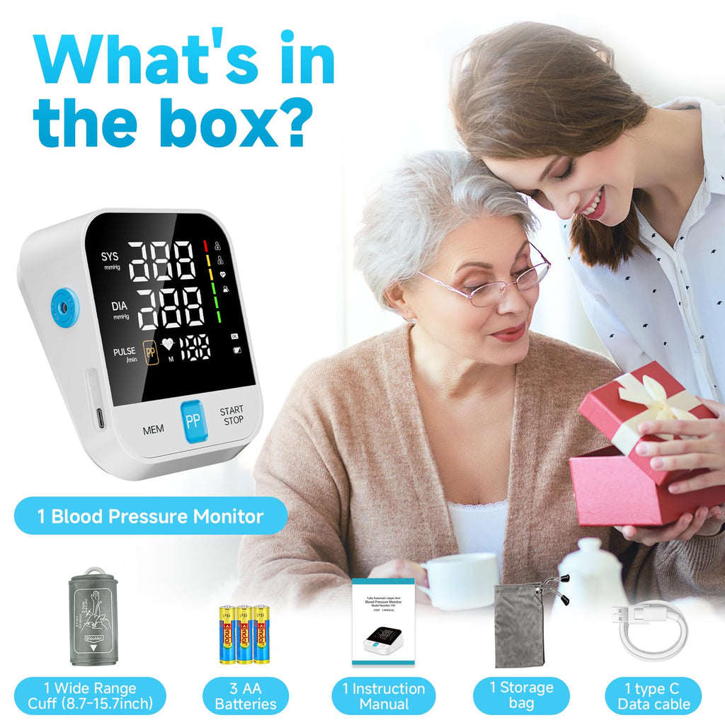 Automatic Upper Arm Blood Pressure Monitor with Large Cuff D123291