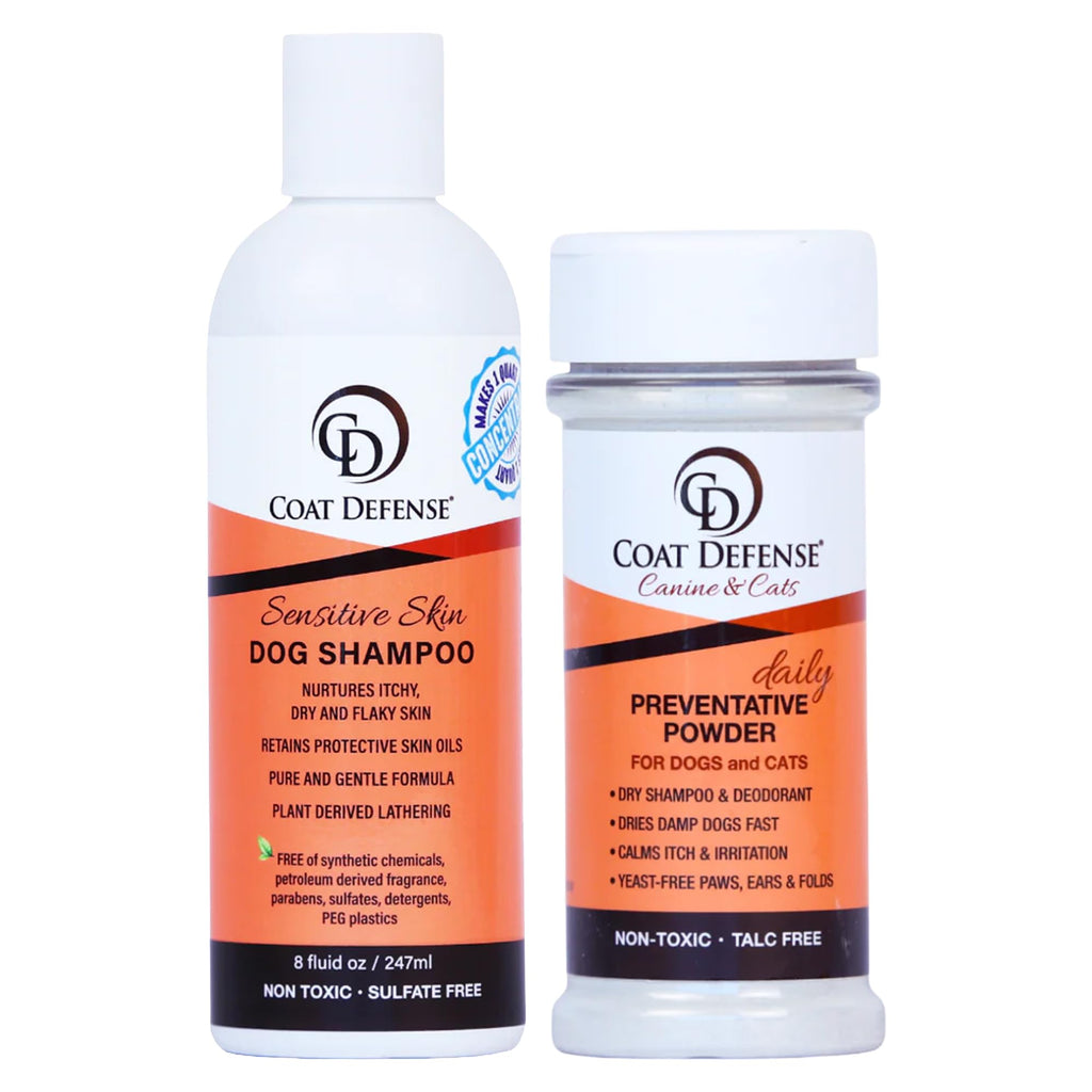 Daily Preventative Powder & Shampoo for Dogs Q63420