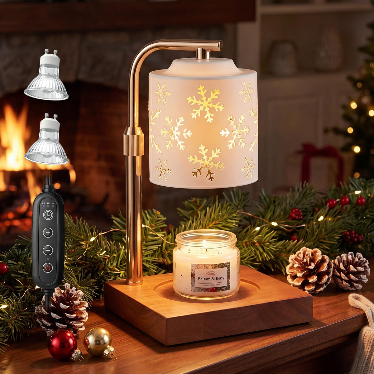 Christmas Candle Warmer Lamp with Timer Z624