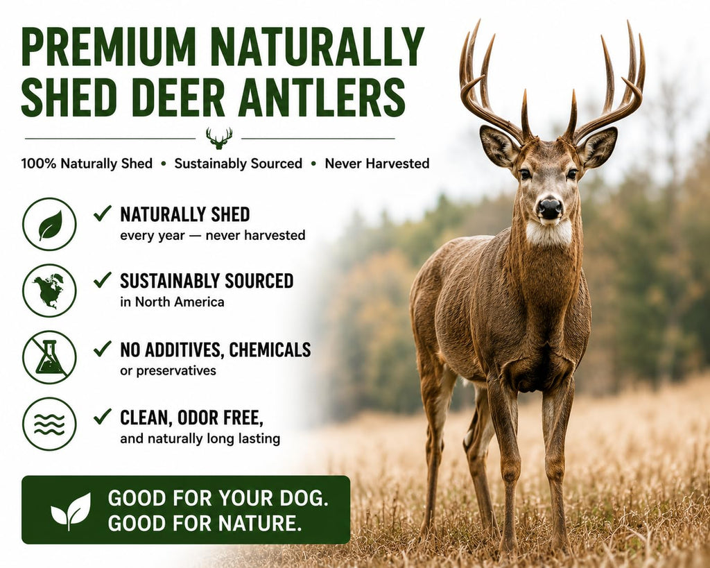 Deer Antler Dog Chews One Pound F64411