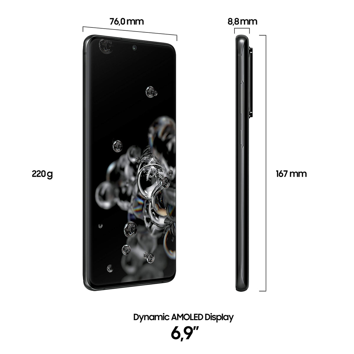 128GB Cosmic Black Unlocked Smartphone H718