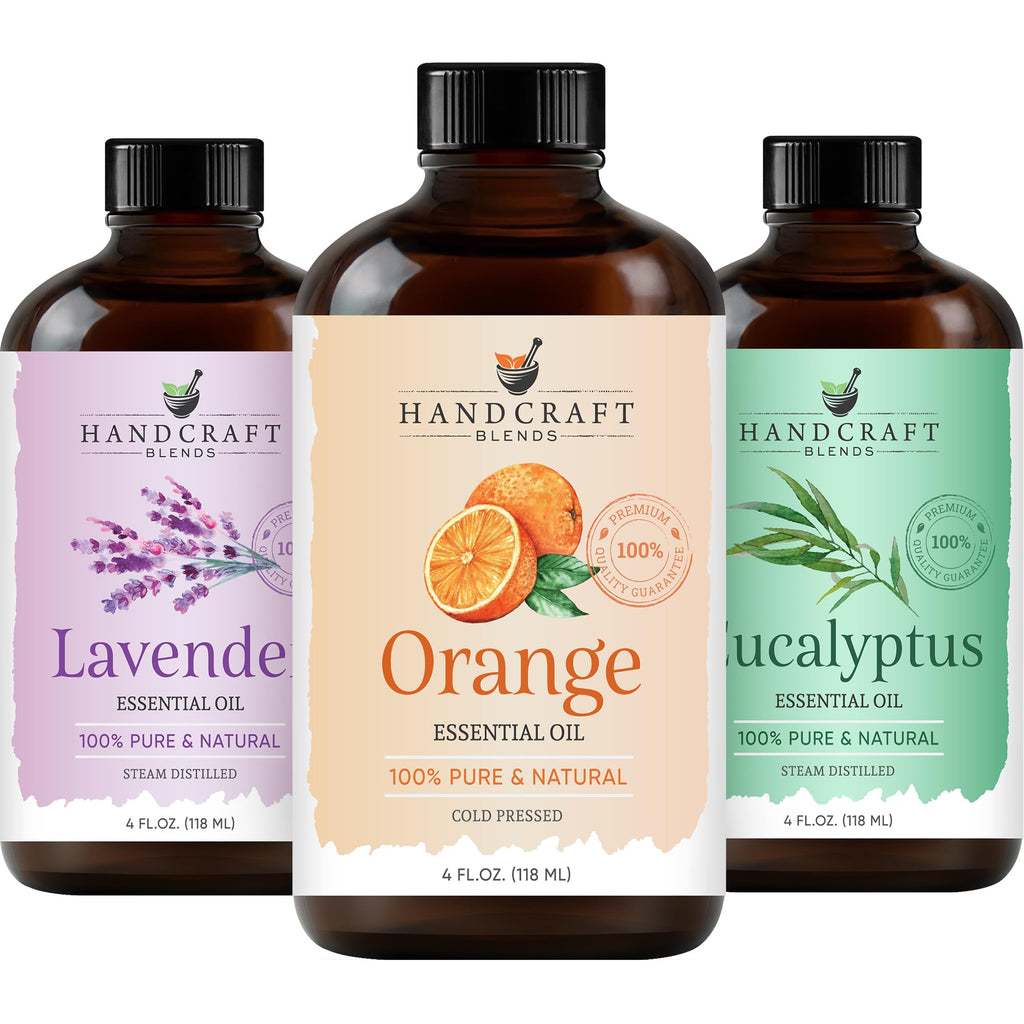 Sweet Orange Eucalyptus and Lavender Essential Oil 4 Fl. Oz K12548