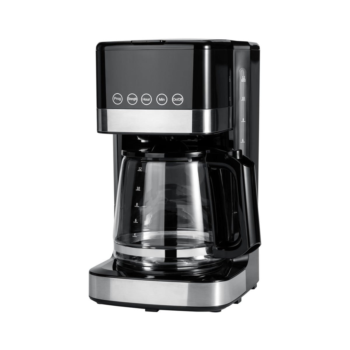 12 Cup Programmable Drip Coffee Maker with Glass Pot C984153