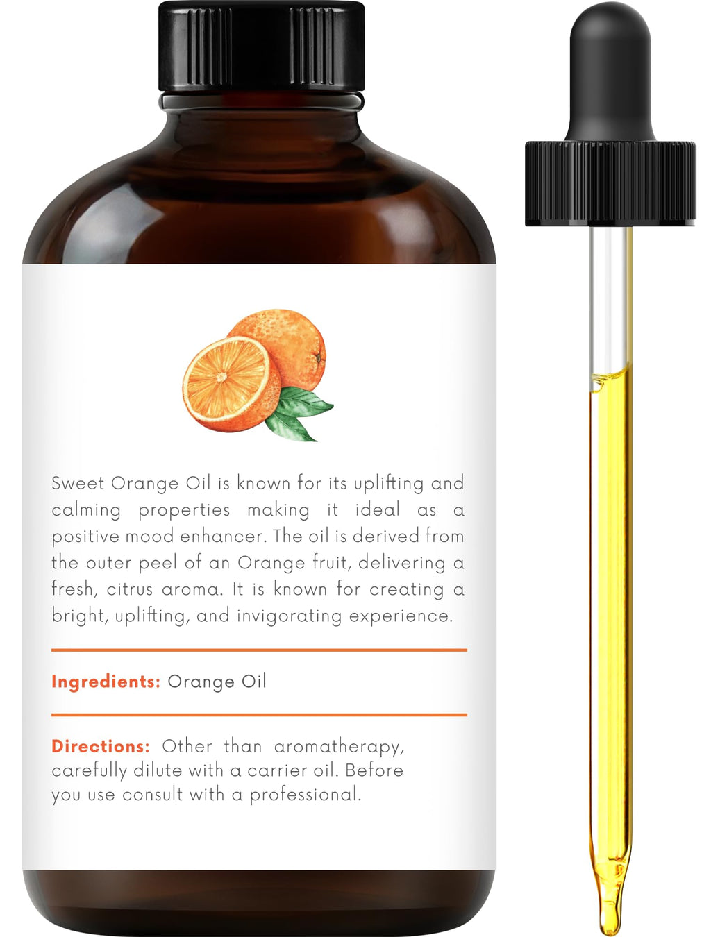 Sweet Orange Eucalyptus and Lavender Essential Oil 4 Fl. Oz K12548
