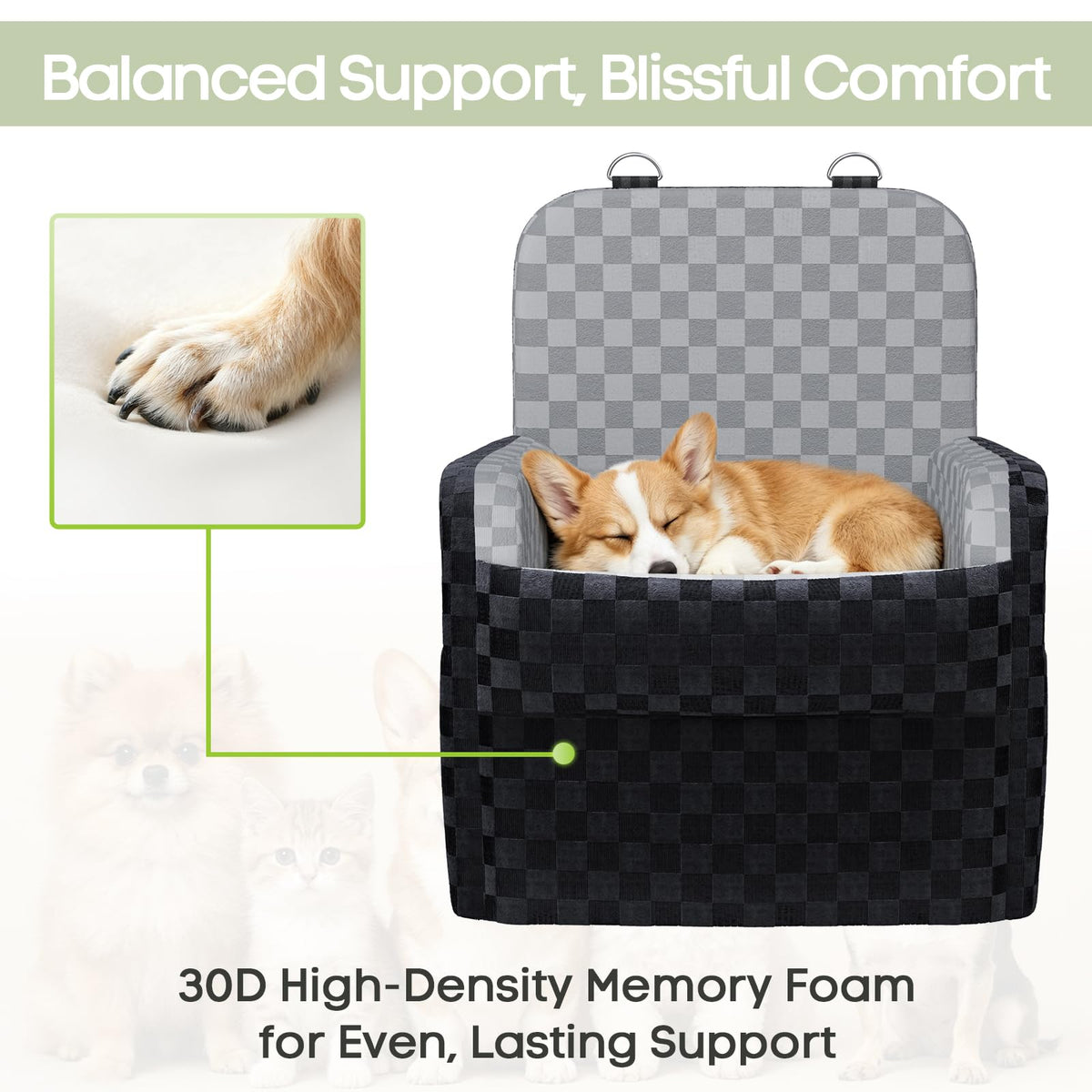 Waterproof Dog Booster Car Seat P1830