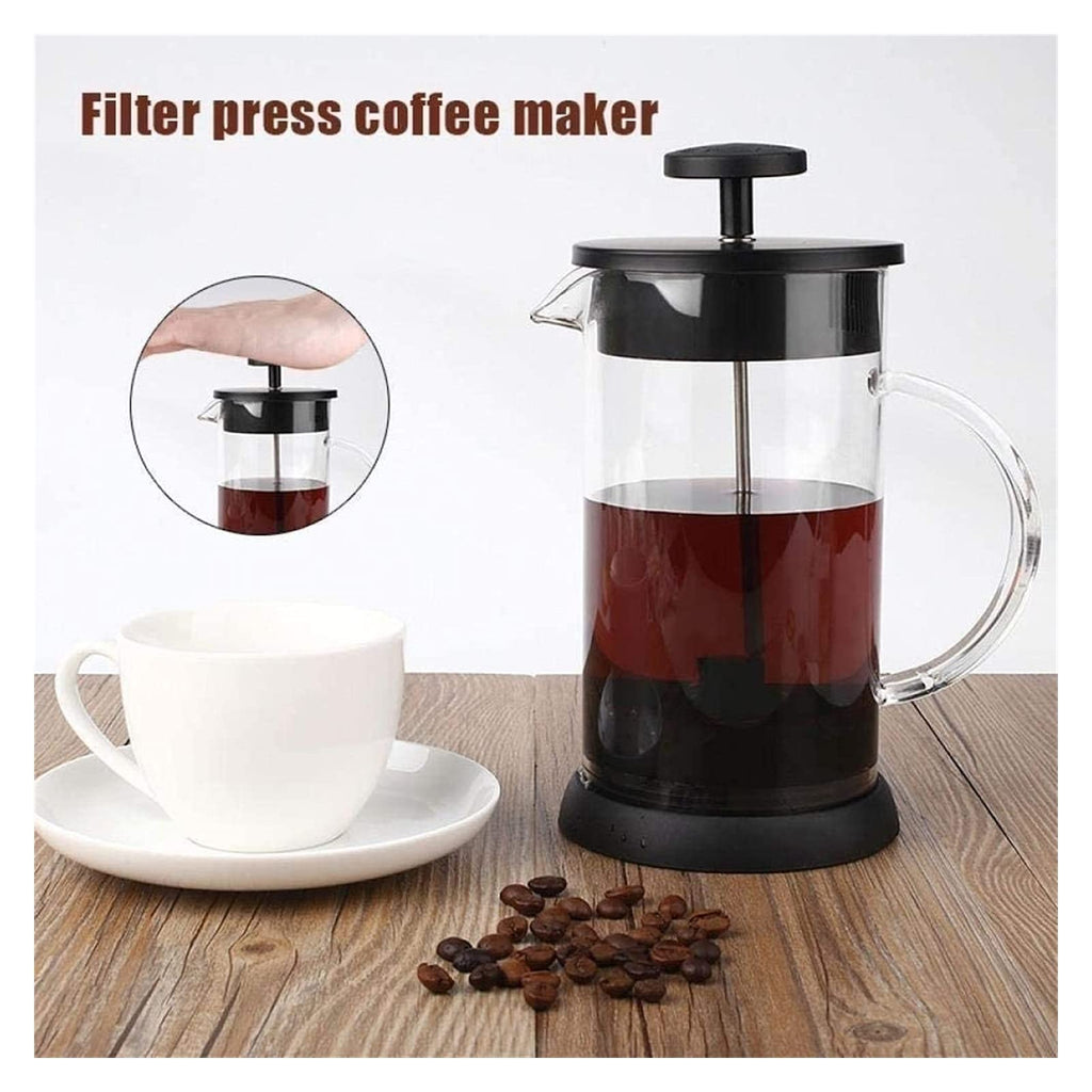 34 Oz Stainless Steel French Coffee Press with Triple Filters B209713