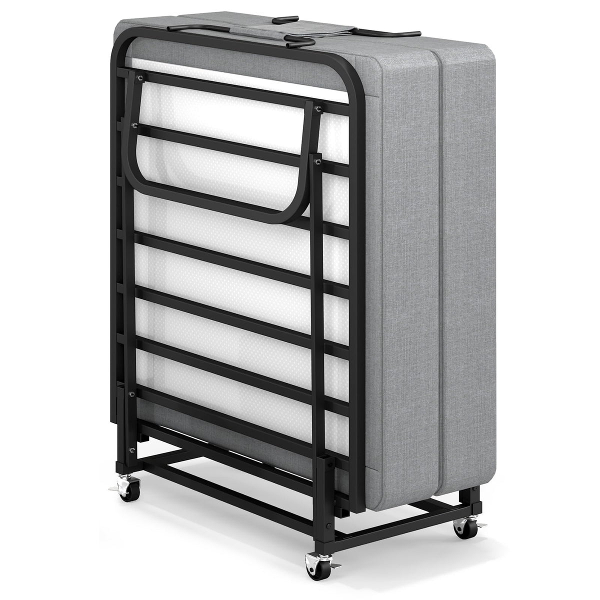Folding Bed on Wheels 75" x 31" K7677