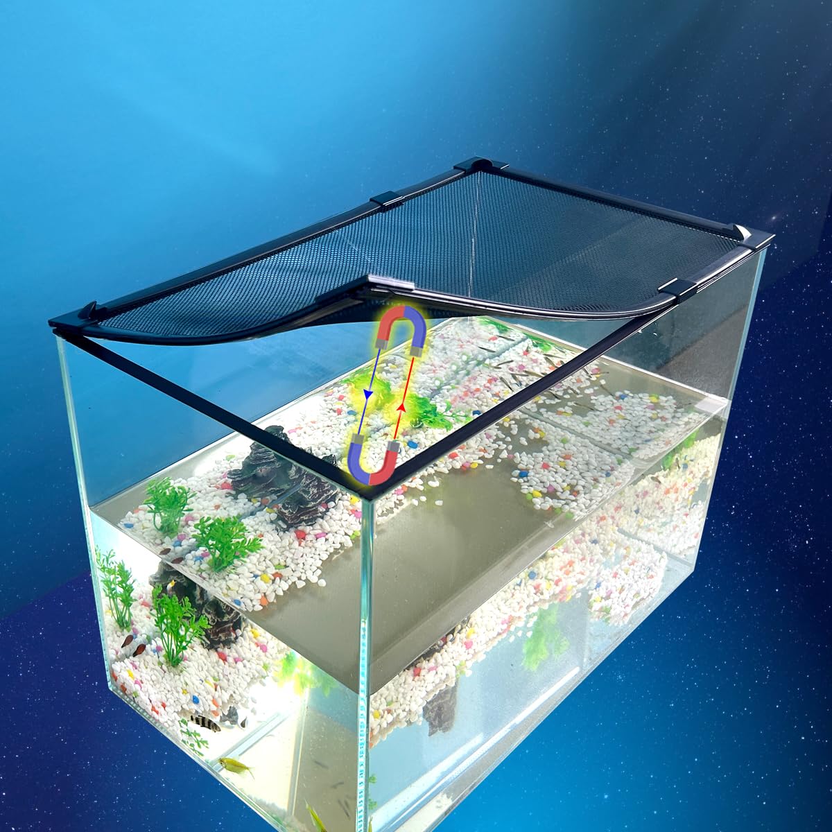 Magnetic Fish Tank Lid Cover W220