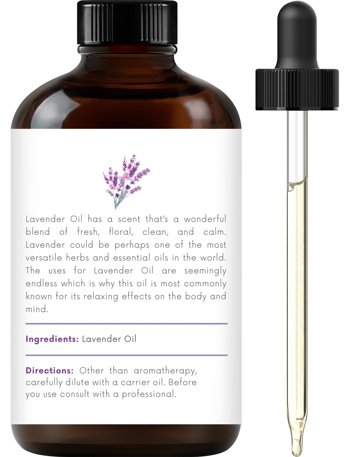 Sweet Orange Eucalyptus and Lavender Essential Oil 4 Fl. Oz K12548