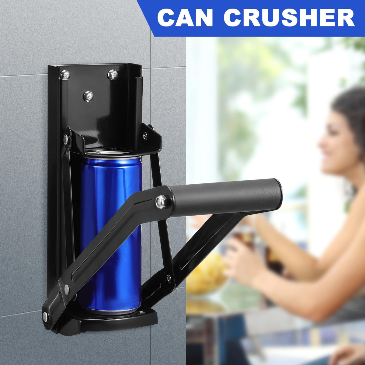 Stainless Steel Wall Mounted Can Crusher K2991