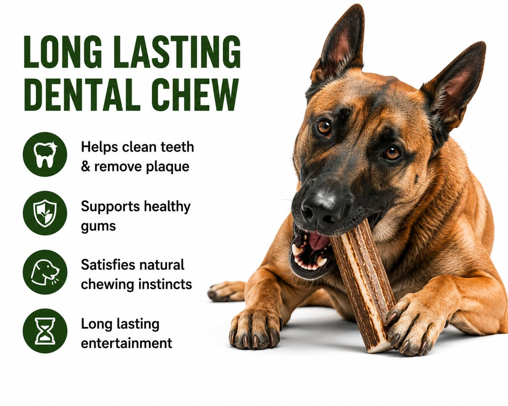 Deer Antler Dog Chews One Pound F64411