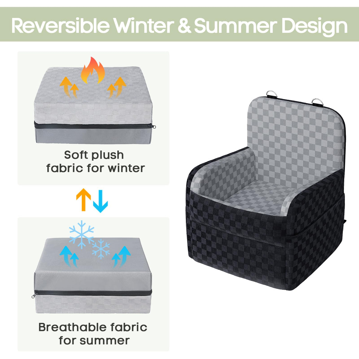 Waterproof Dog Booster Car Seat P1830