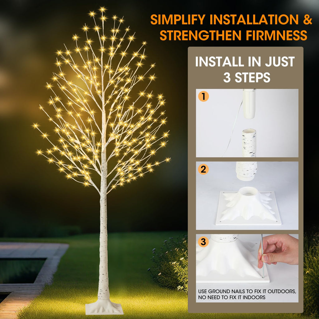 6FT Lighted Tree with 144 LED I2457