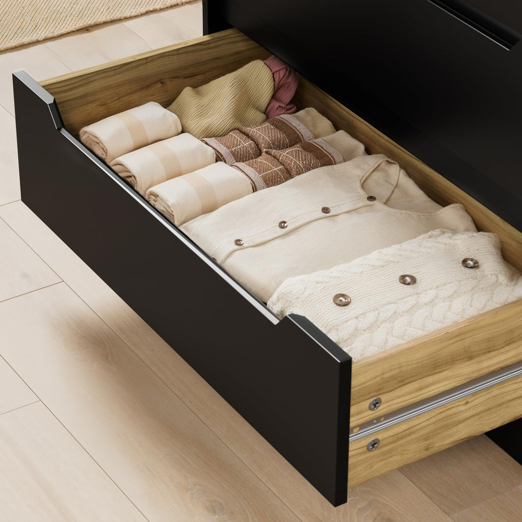 Black 6 Drawer Dresser K170537