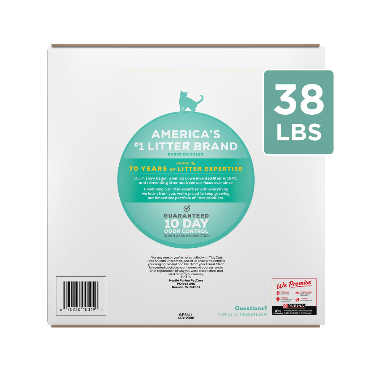 Unscented Clumping Cat Litter J749