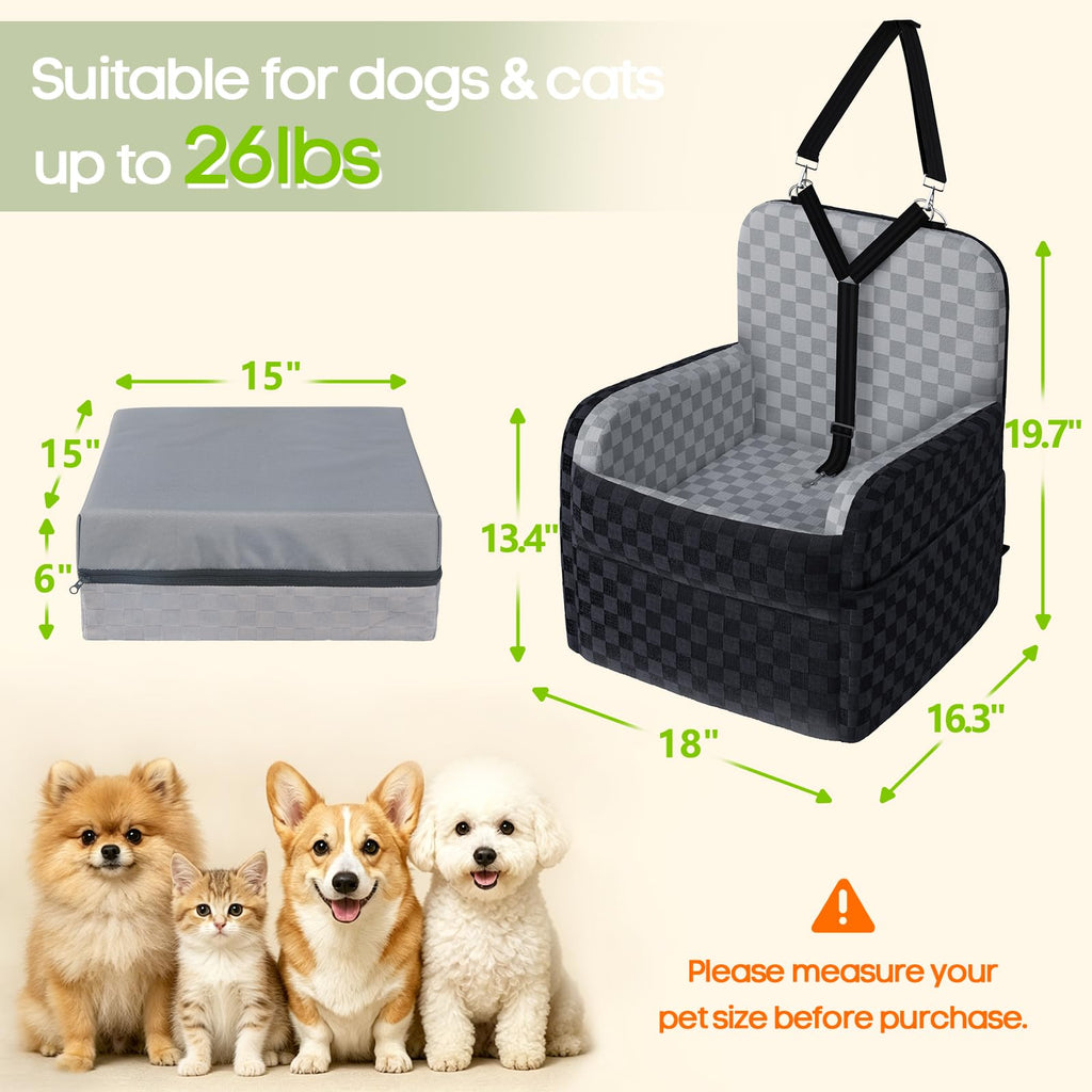 Waterproof Dog Booster Car Seat P1830