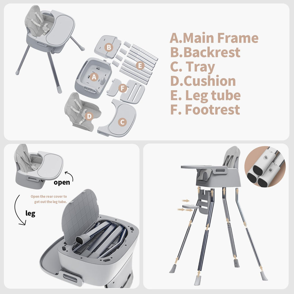 3in1 Baby Highchair Q876