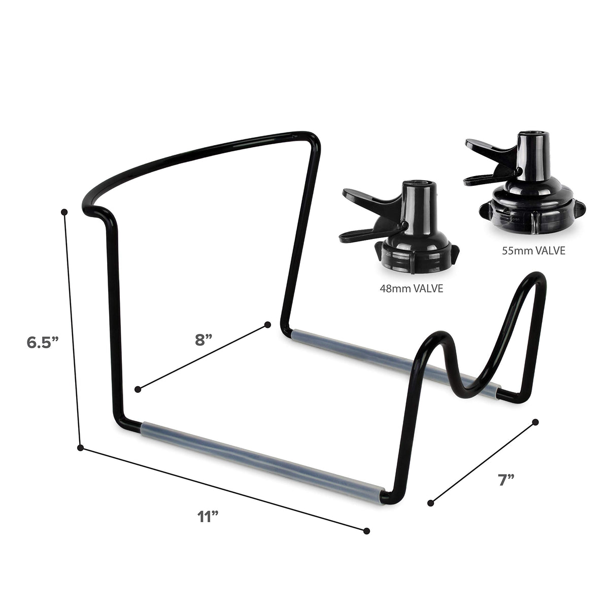 3-5 Gallon Water Jug Stand and 2 Dispenser Valves M710