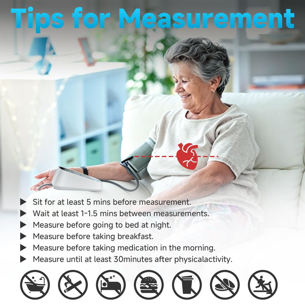 Automatic Upper Arm Blood Pressure Monitor with Large Cuff D123291