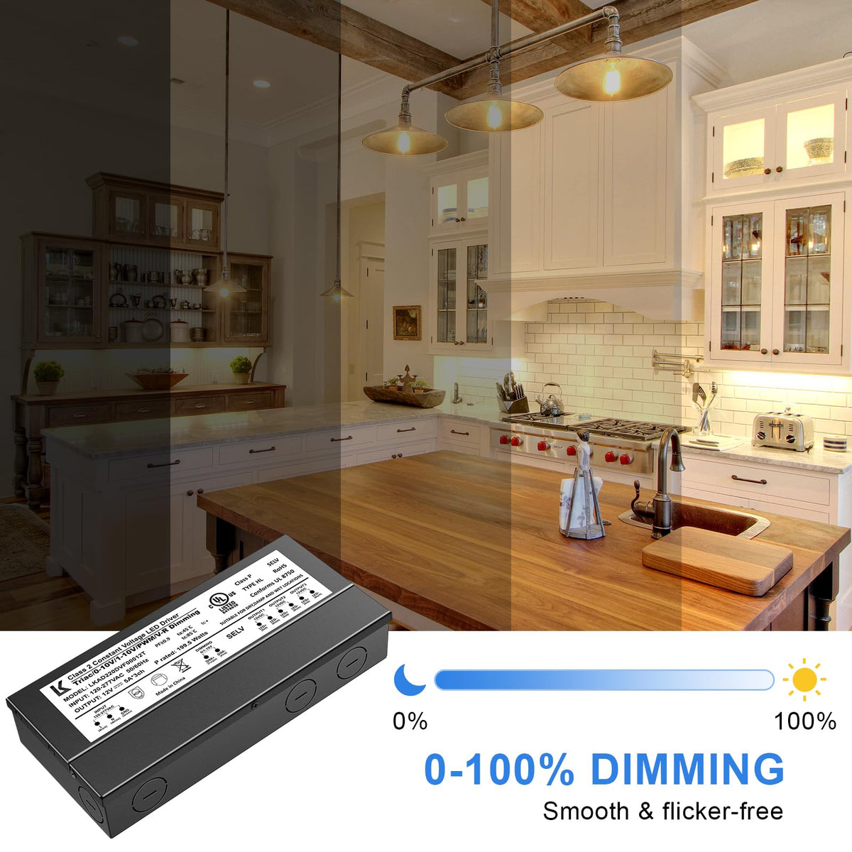 12V 200W Dimmable LED Driver Y67354