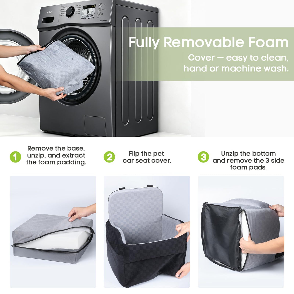 Waterproof Dog Booster Car Seat P1830