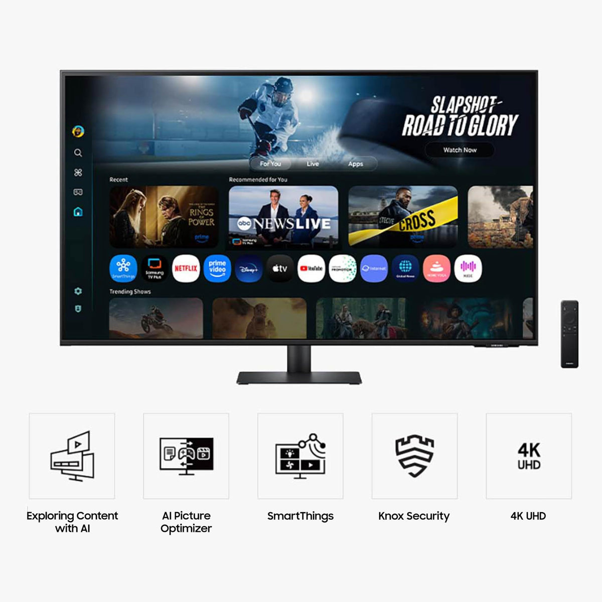 43” 4K UHD Smart Monitor U187