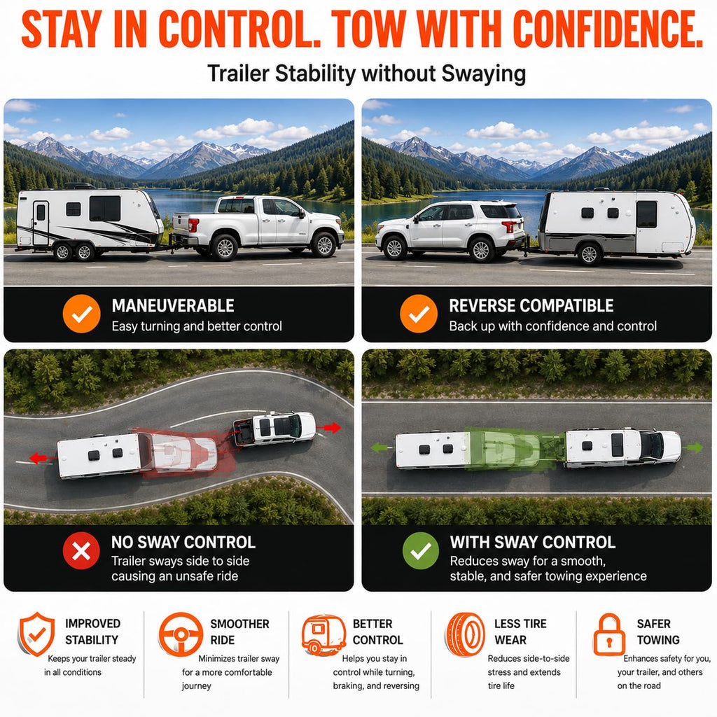 1,000 lb Weight Distribution Hitch with Sway Control I593