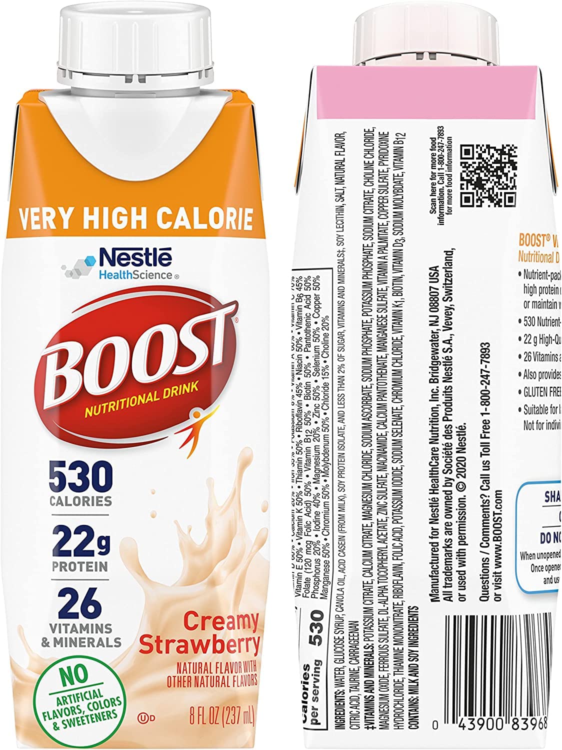 Very High Calorie Nutritional Drink Variety Pack, 12 Count L325