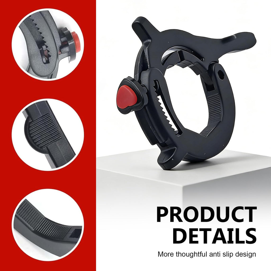 Motorcycle Throttle Lock Cruise Control 1.18"-1.57" Black D60203