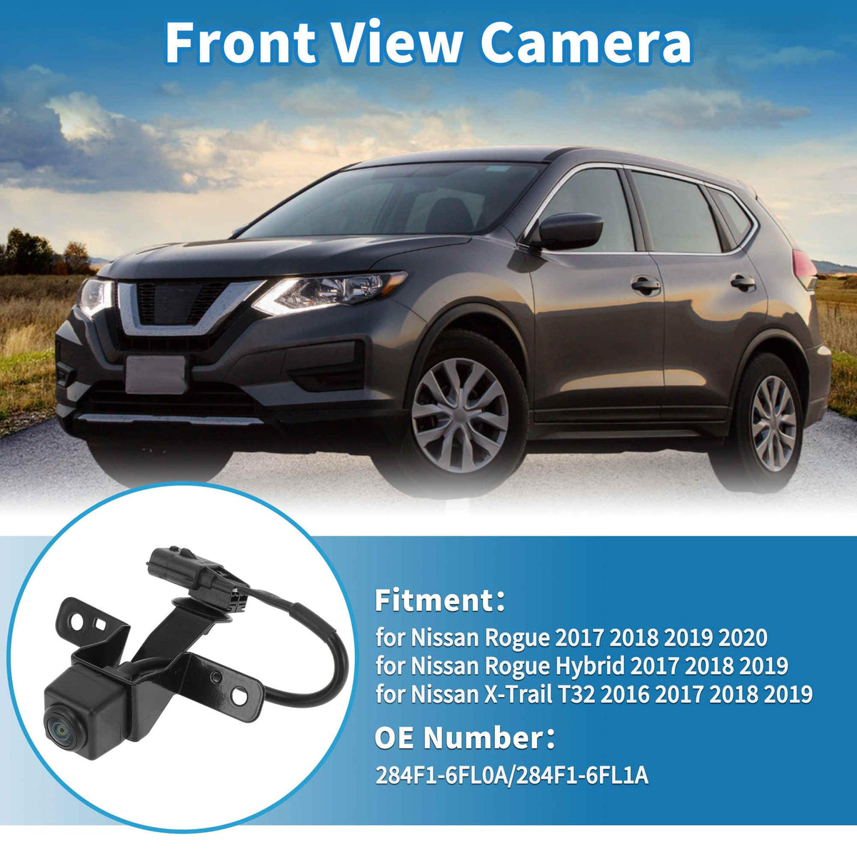 Front View Camera for Nissan Rogue 2017-2020 R988054