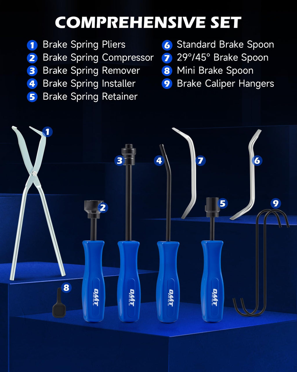32pc Dual Brake Tool Kit with Caliper Compressor and Drum Brake Set K79707