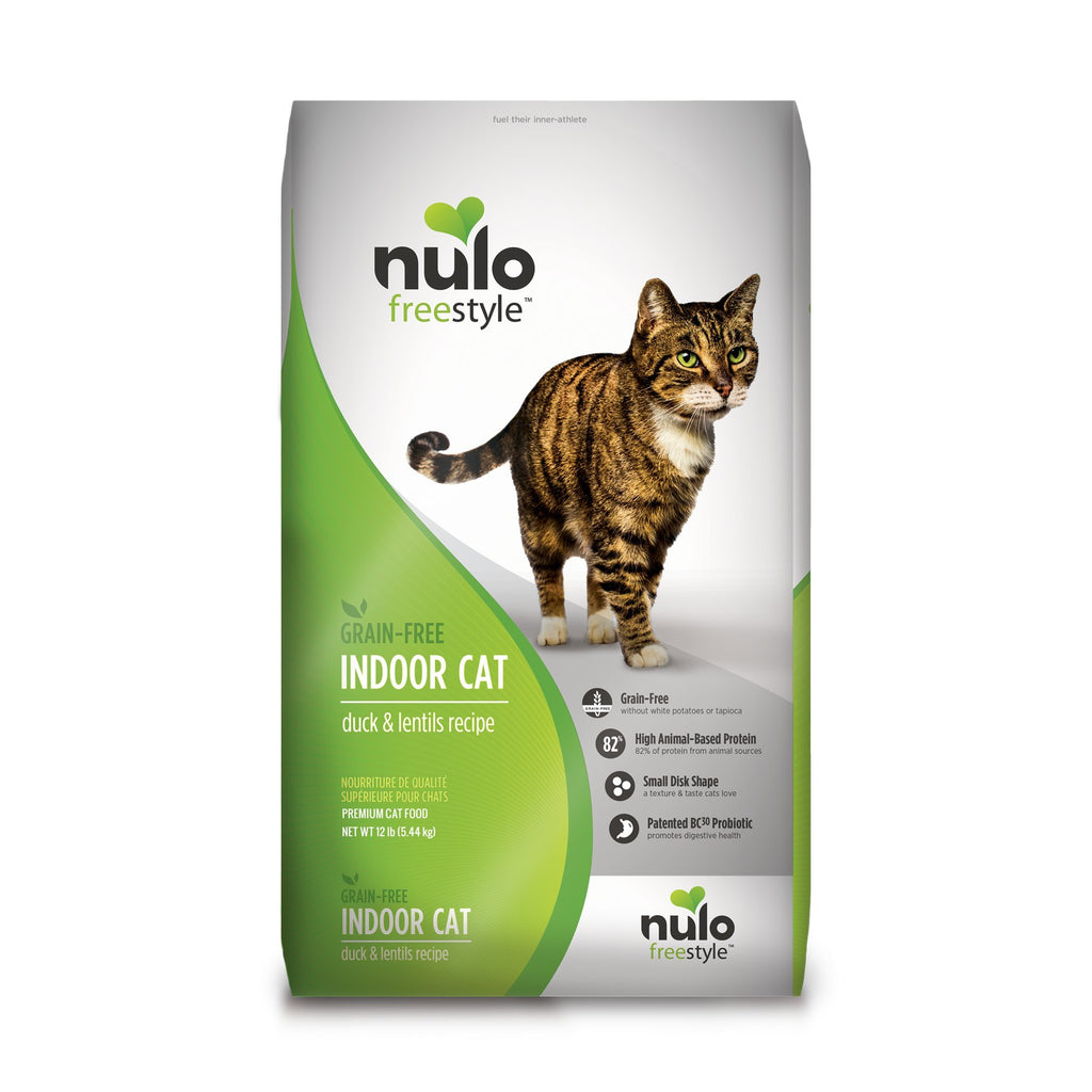 Grain Free Dry Cat Food With Probiotic Duck & Lentils Recipe 12Lb Bag C3330