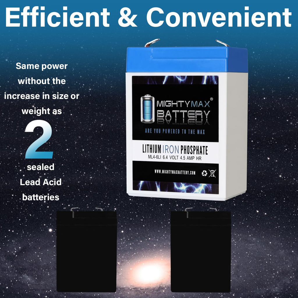 6V 4.5AH Lithium Replacement Battery A254