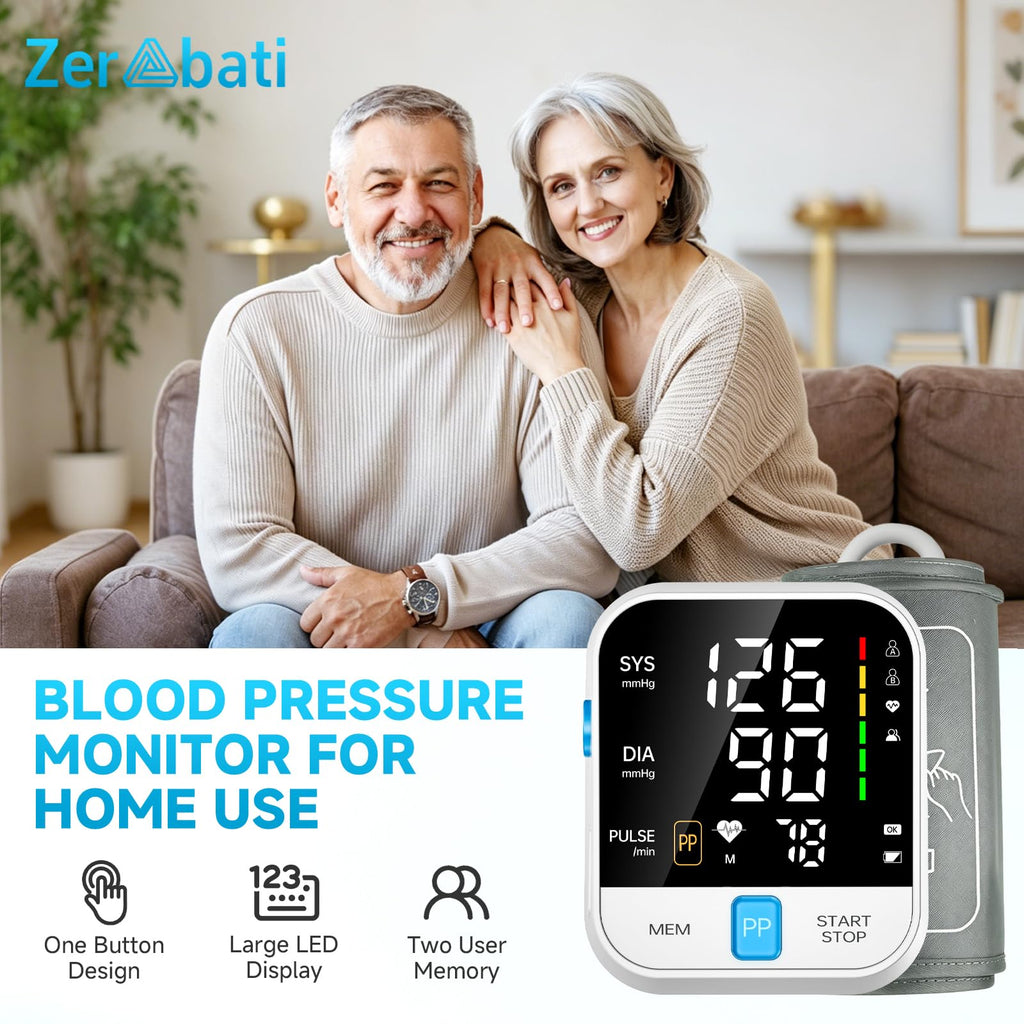 Automatic Upper Arm Blood Pressure Monitor with Large Cuff D123291
