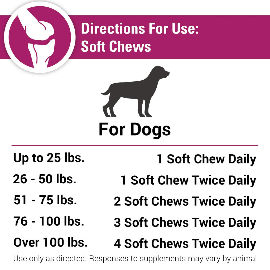 120 Soft Chews Dog Joint Support Supplement G561627
