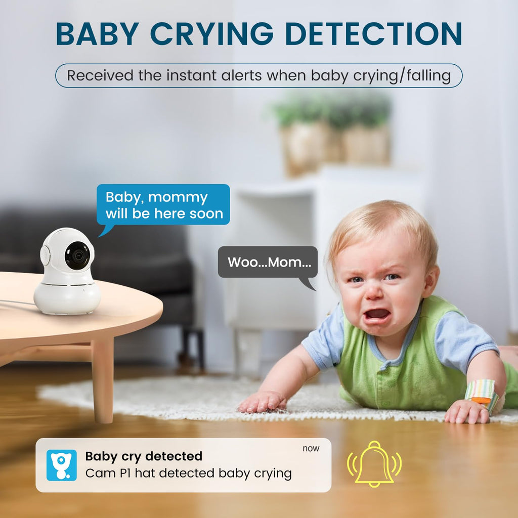 2K Indoor Security Camera with Night Vision F71231