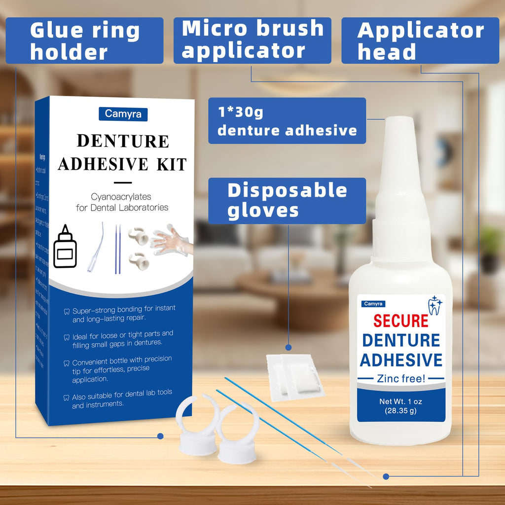 1 oz Clear Dental Bonding Glue N537619