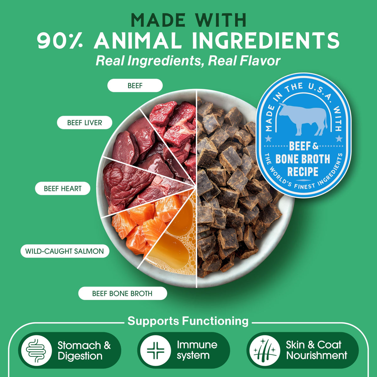 Air-Dried Grain-Free Beef Dog Food O2388