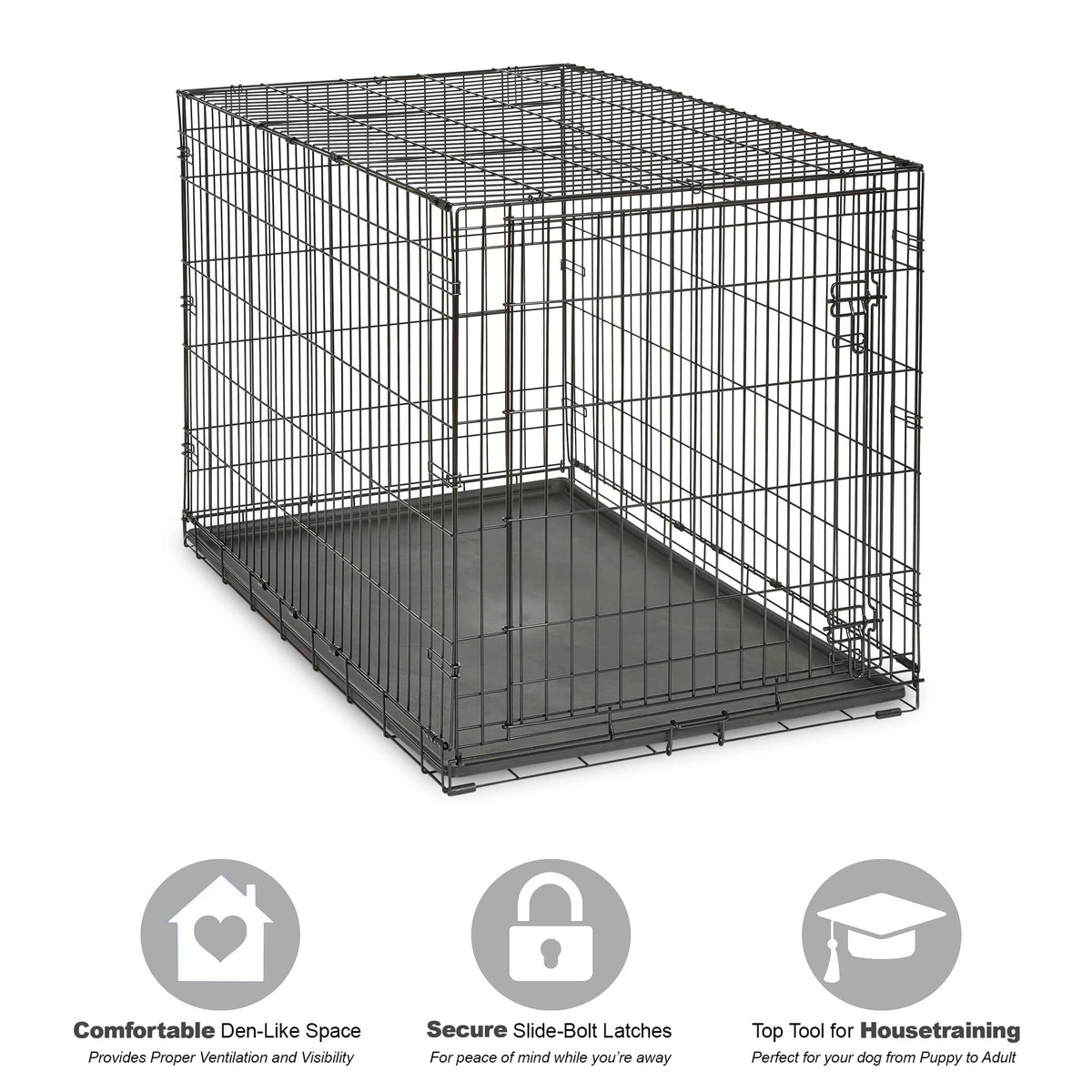 48-Inch Single Door Crate Y40559