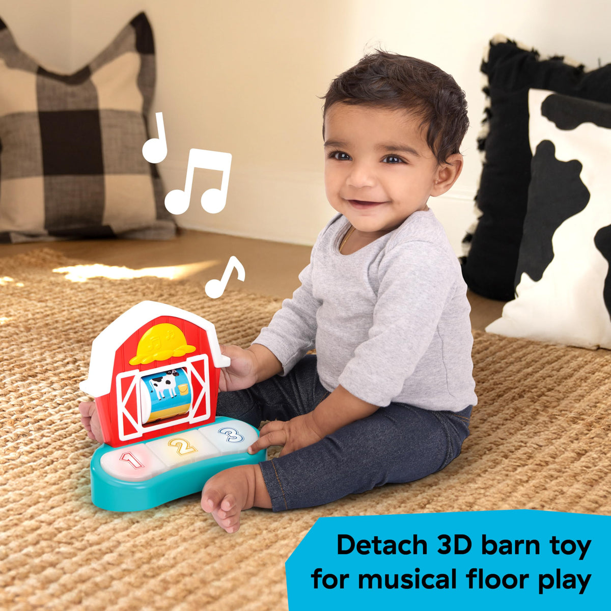 2-in-1 Baby Jumper Activity Center with Lights & Sounds Y320