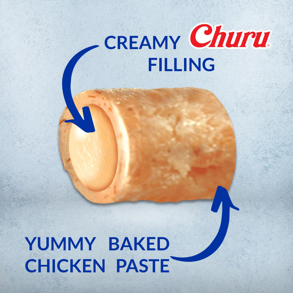 Soft Chewy Baked Chicken Cat Treats with Vitamin E, 24 Tubes W32463