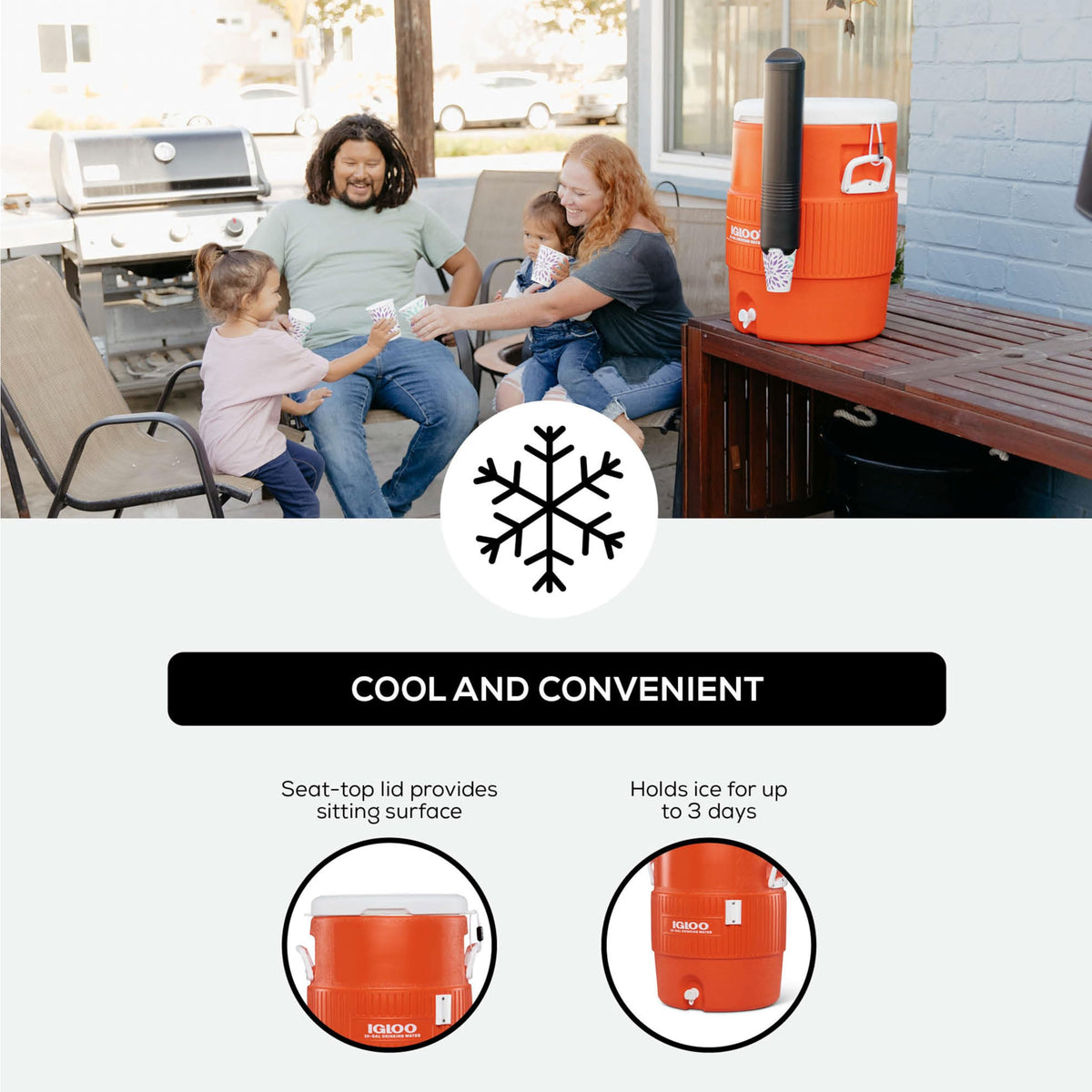 Insulated Beverage Dispenser with Spout N4628