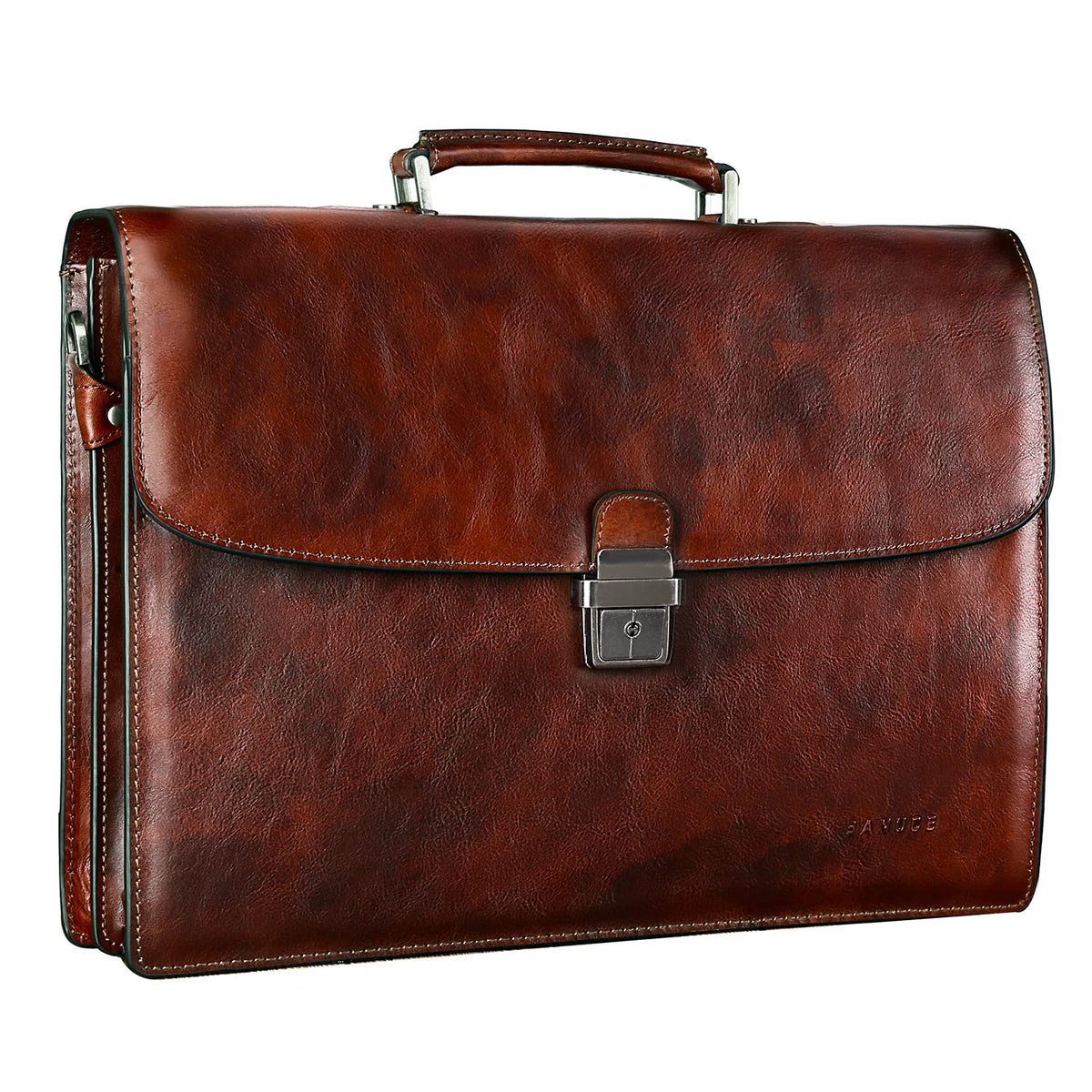 Full Grain Leather Briefcase A1962