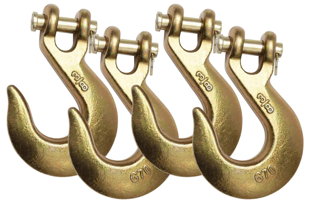 4 Pack 3/8" Grade 70 Clevis Slip Hook Z353708