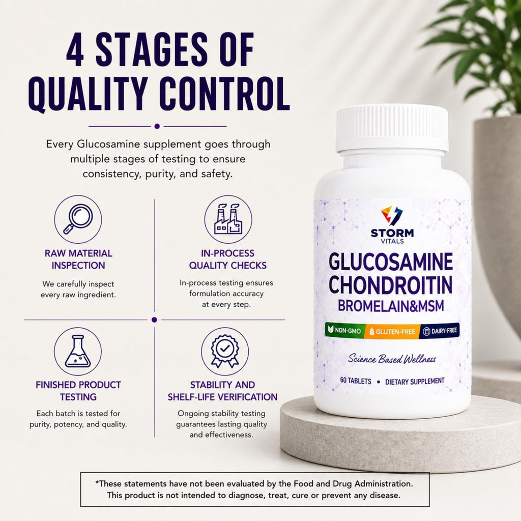 Glucosamine Chondroitin MSM Dietary Supplement 60 Tablets H8563